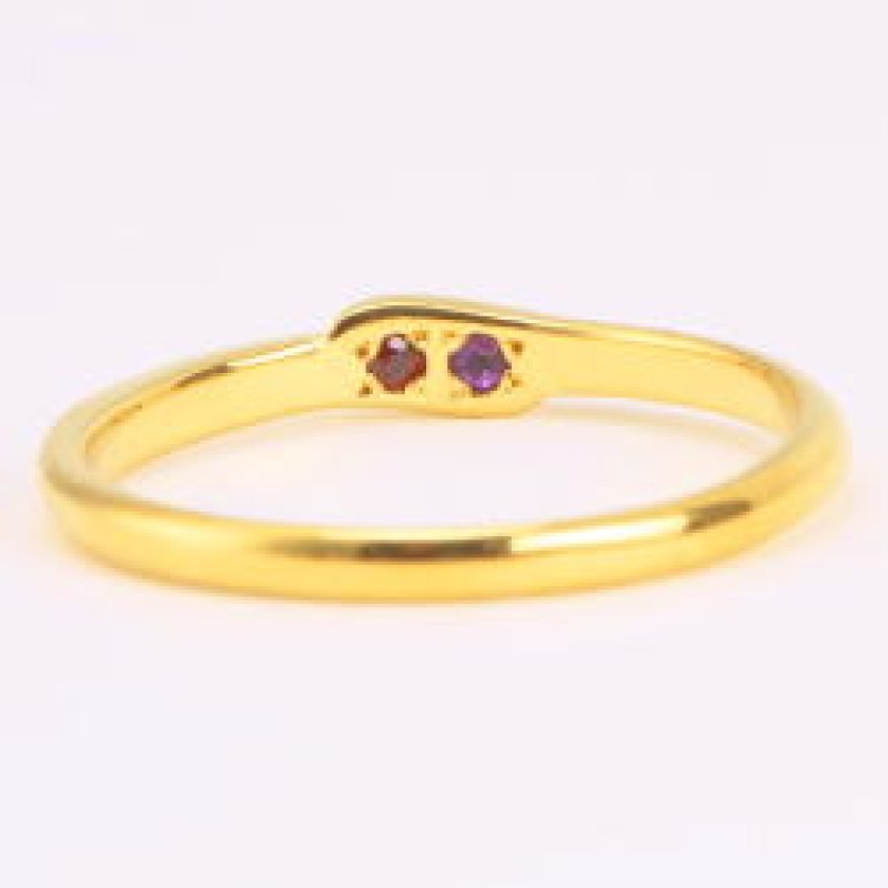 誕生石２石スイートリング